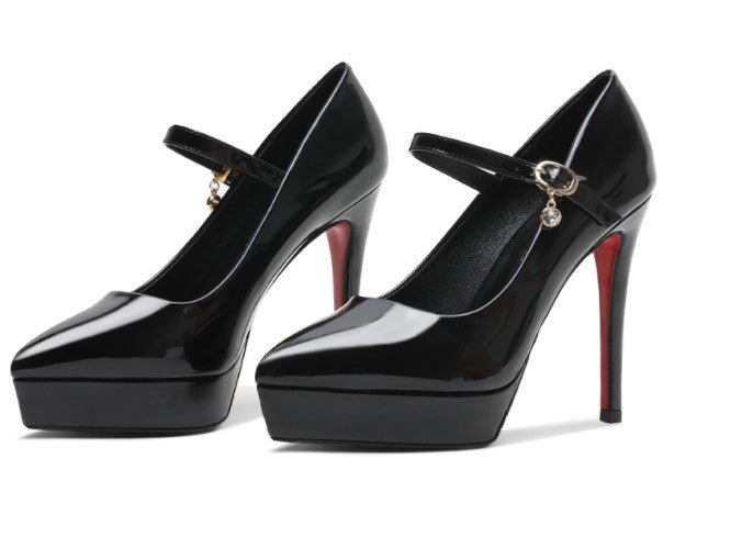Chaussures Pin Up Sexy Noires - Louise Vintage