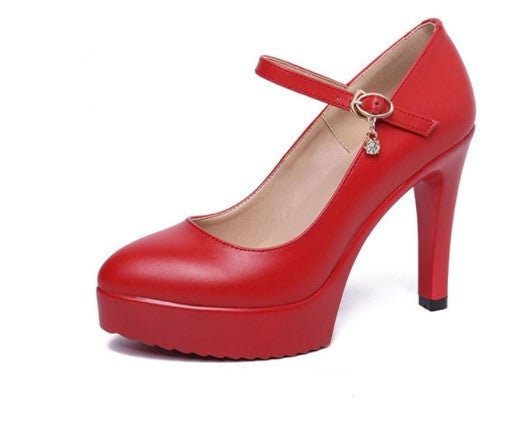 Chaussures Pin Up Sexy Rouge - Louise Vintage