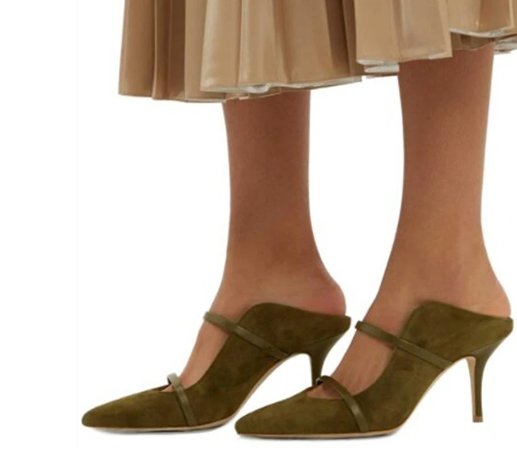 Chaussures Rétro Vintage Vertes - Louise Vintage