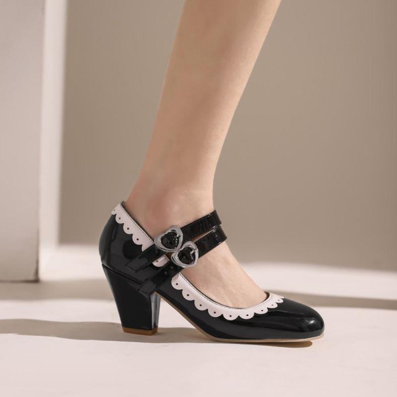 Chaussures Rockabilly Vintage Noir - Louise Vintage