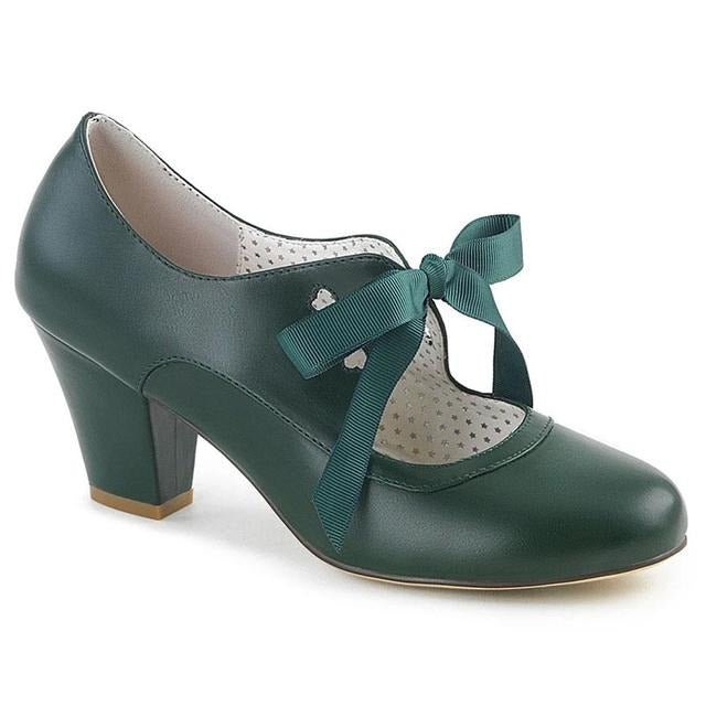 Chaussures Style Années 50 Vertes - Louise Vintage