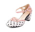 Chaussures Vintage à Pois Beige - Louise Vintage