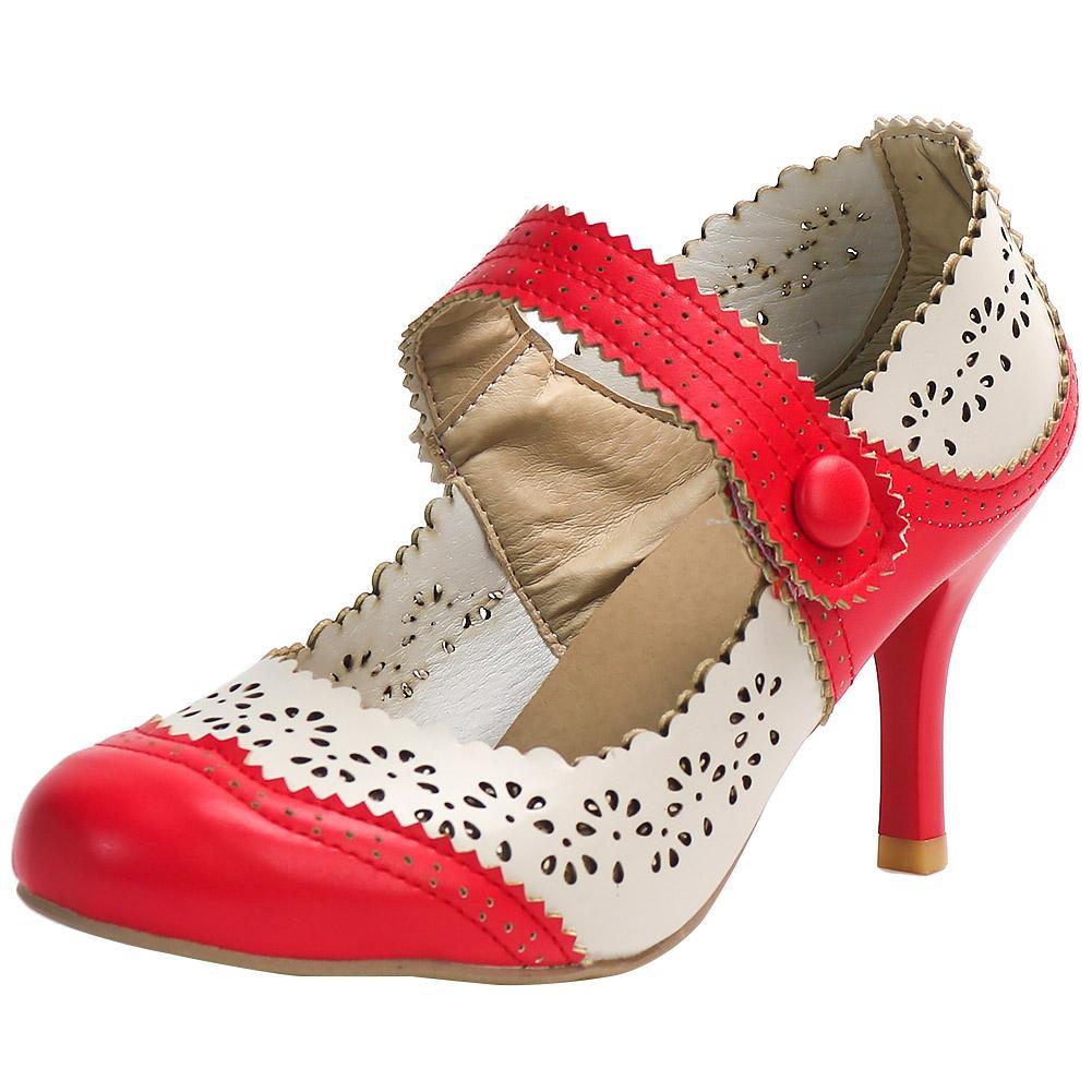 Chaussures Vintage Années 50 Rouge - Louise Vintage