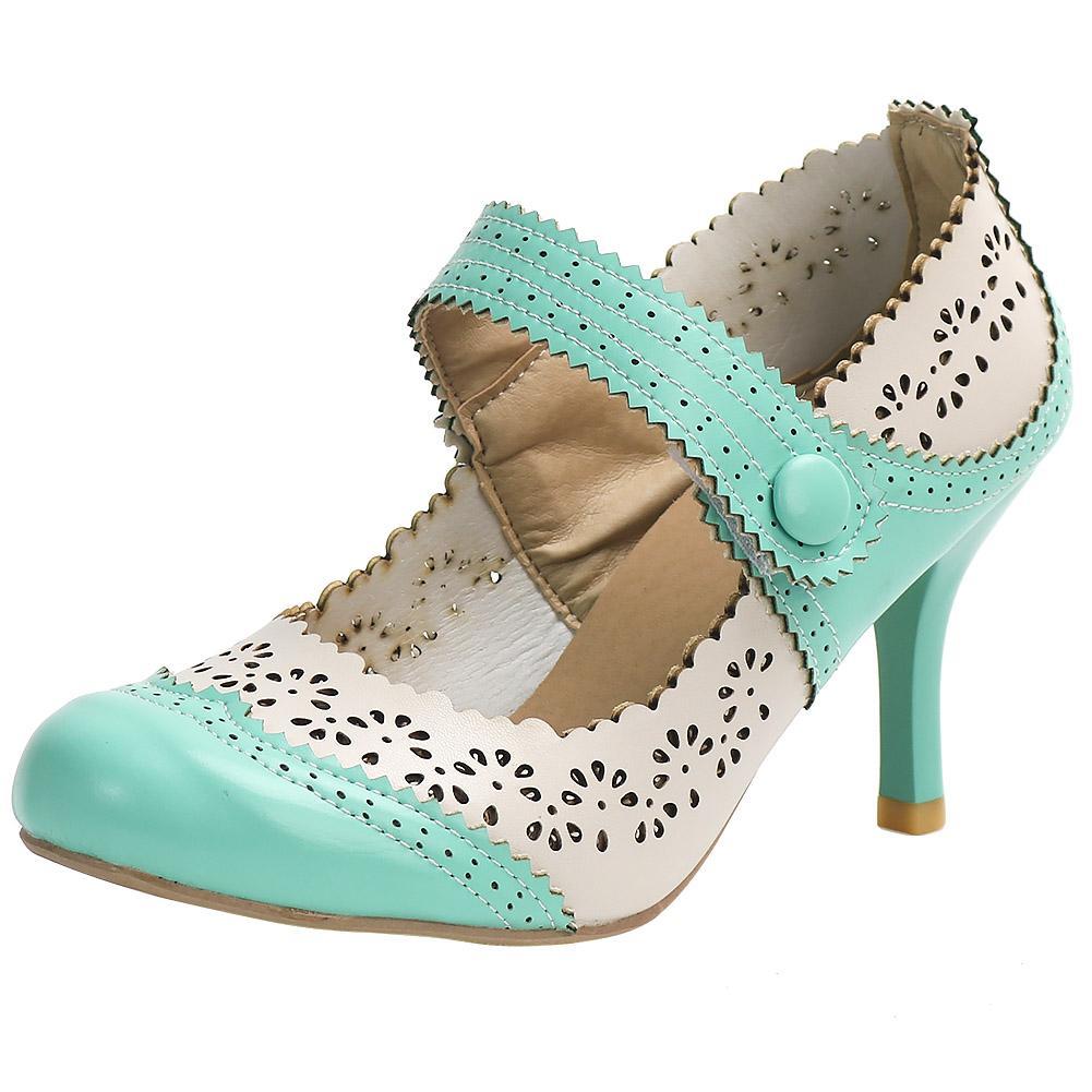 Chaussures Vintage Années 50 Vert - Louise Vintage