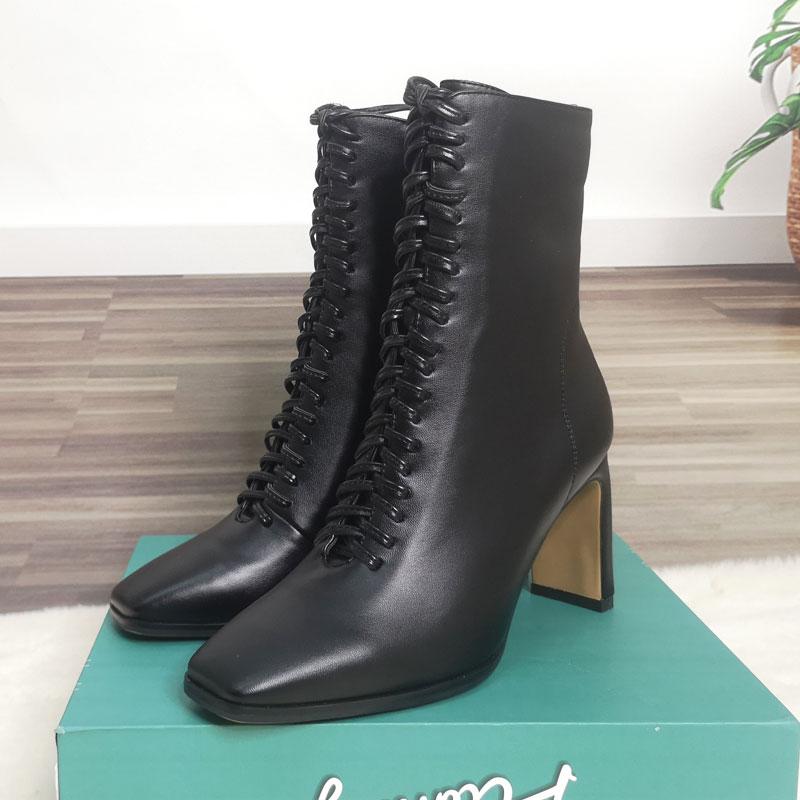 Chaussures Vintage Bottines Talons Noires - Louise Vintage
