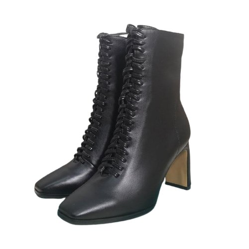 Chaussures Vintage Bottines Talons Noires - Louise Vintage