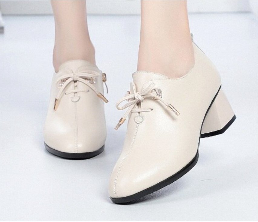 Chaussures Vintage Chic Beige - Louise Vintage