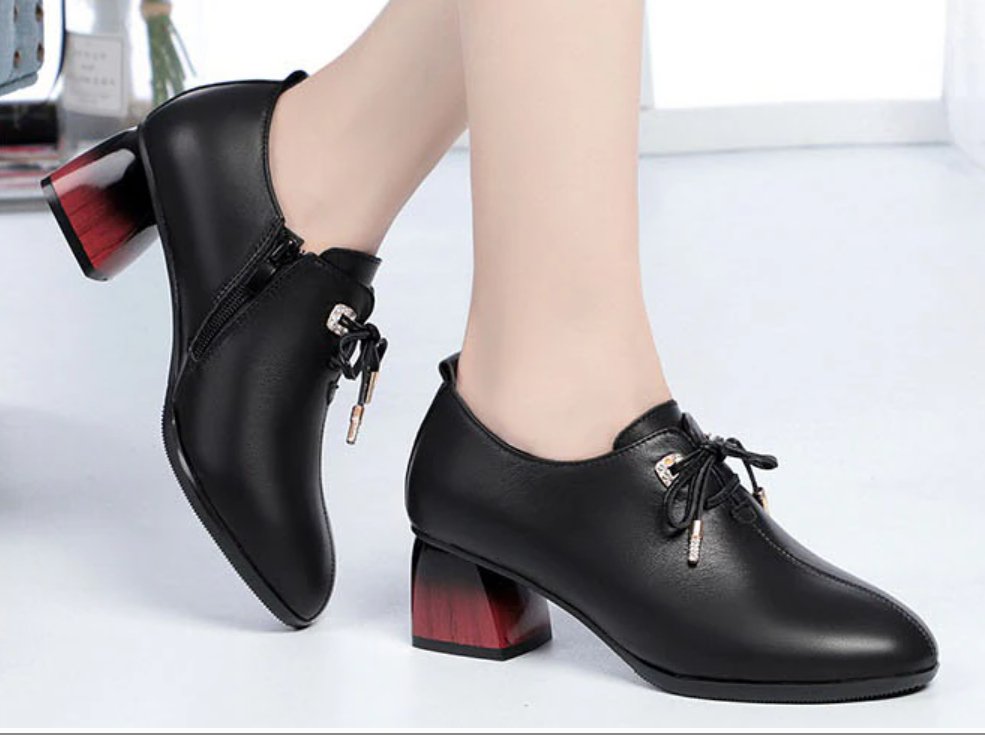 Chaussures Vintage Chic Noir - Louise Vintage