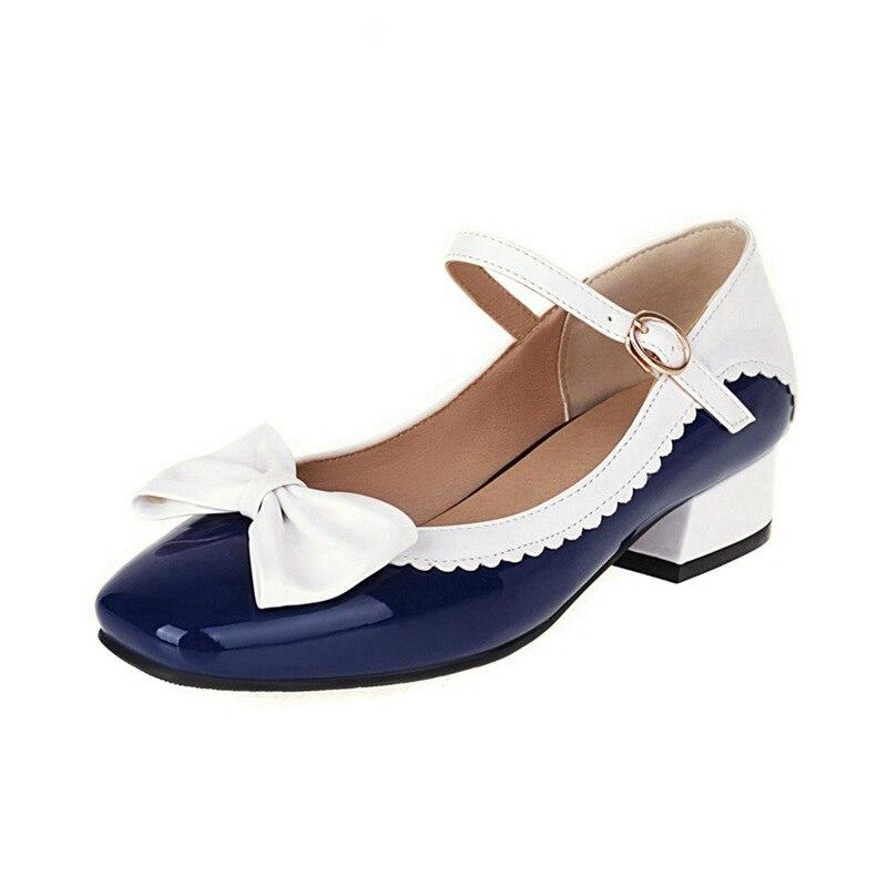 Chaussures Vintage des Années 60 Marine - Louise Vintage
