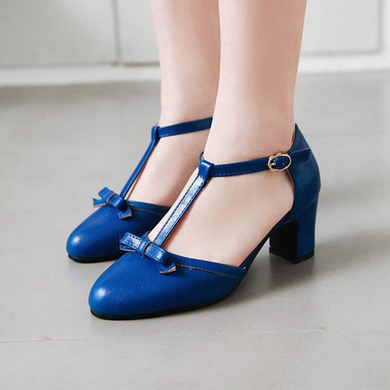 Chaussures Vintage Femme Bleu - Louise Vintage