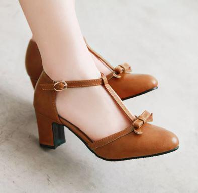 Chaussures Vintage Femme Marron - Louise Vintage