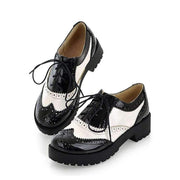 Chaussures Vintage Femme Oxford Blanc
