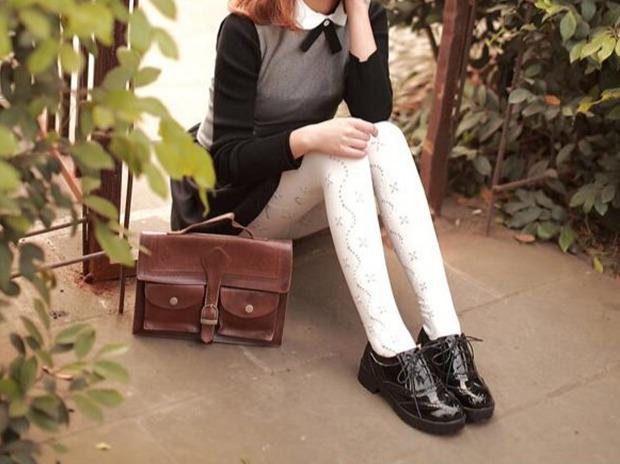 Chaussures Vintage Femme Oxford Noir - Louise Vintage