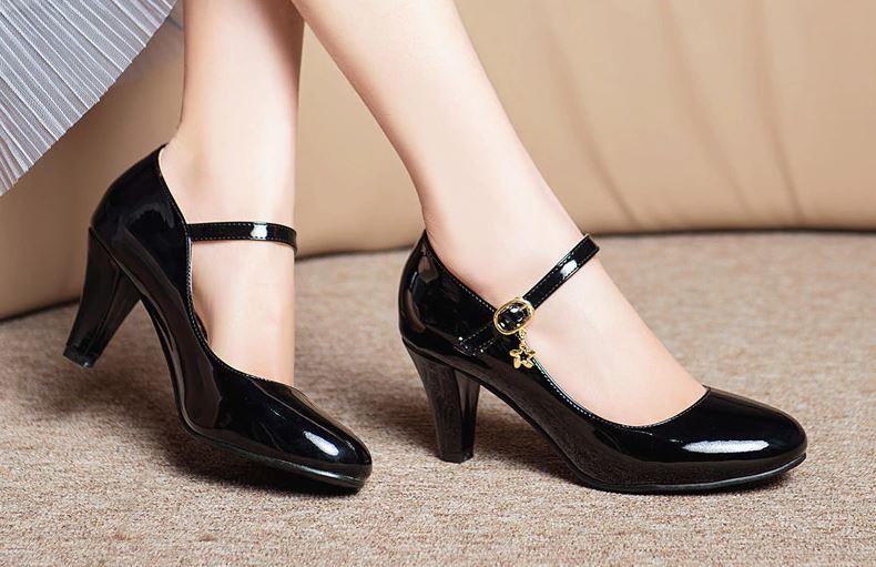 Chaussures Vintage Noires Femme - Louise Vintage