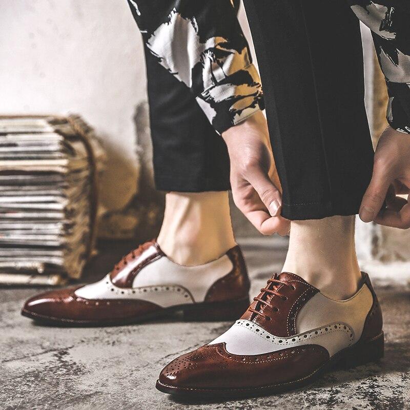 Chaussures Vintage Oxford Homme Marron - Louise Vintage