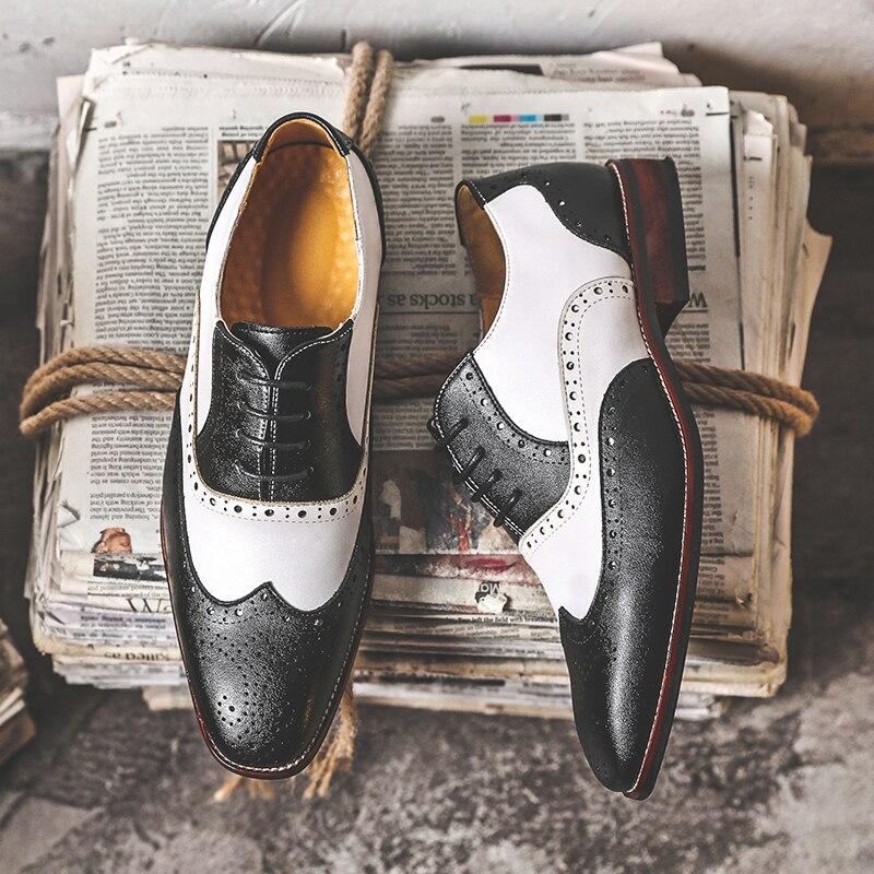 Chaussures Vintage Oxford Homme Noir - Louise Vintage