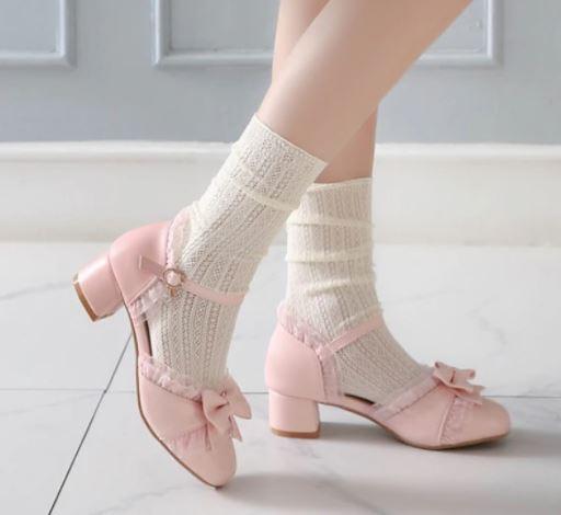 Chaussures Vintage Paris Rose - Louise Vintage