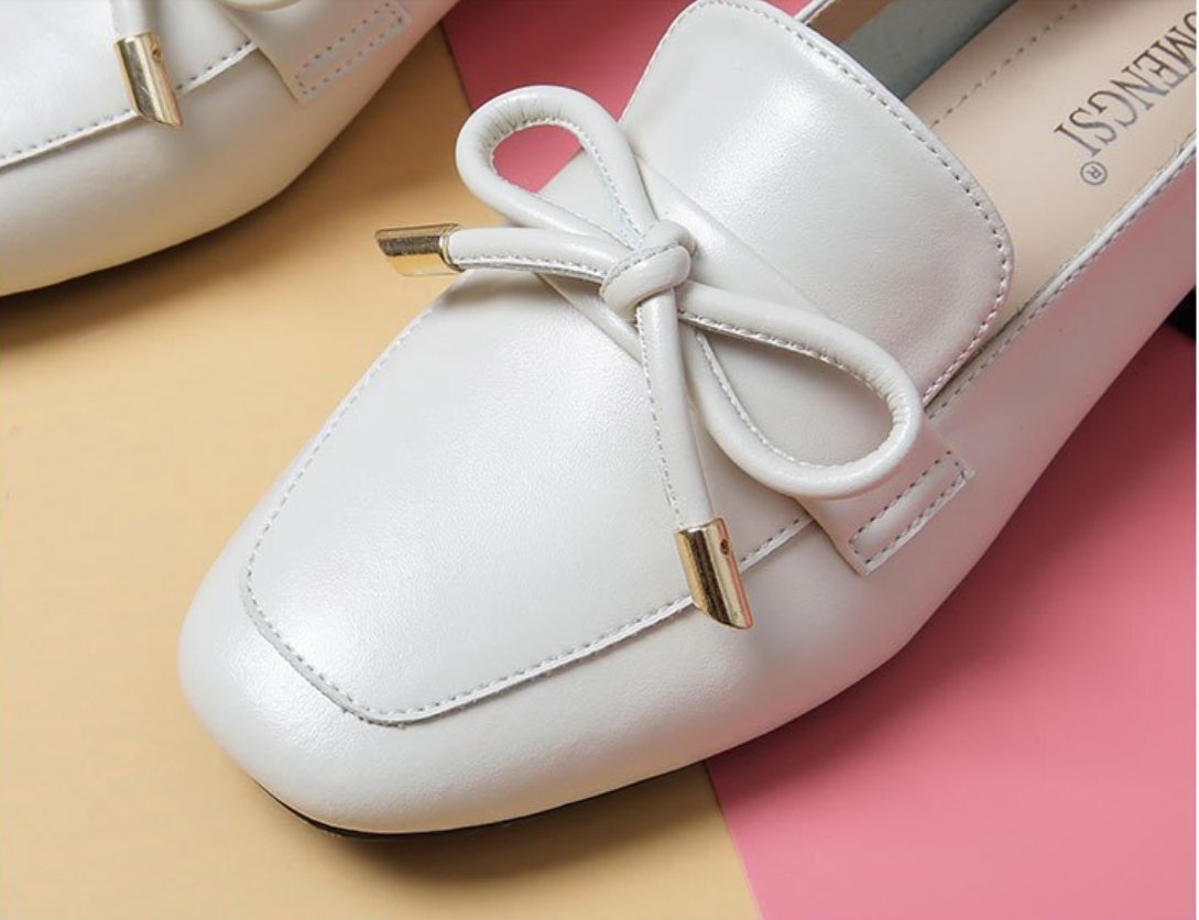Chaussures Vintage Petit Talon Beige - Louise Vintage