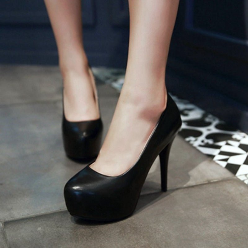 Chaussures Vintage Talons Hauts Noir - Louise Vintage