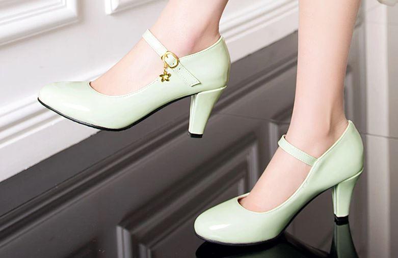 Chaussures Vintage Vert Femme - Louise Vintage