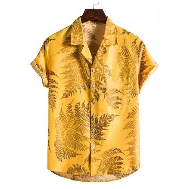 Chemise Hawaienne Jaune - Louise Vintage