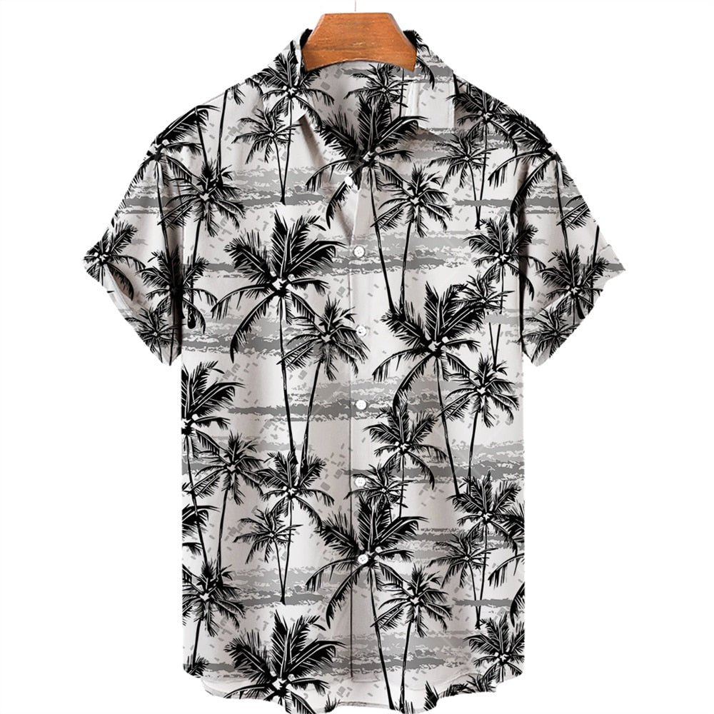 Chemise Hawaienne Noire - Louise Vintage
