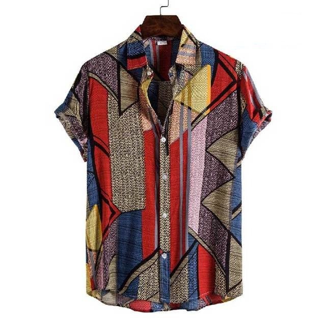 Chemise Homme Imprimé Vintage - Louise Vintage