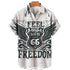 Chemise Vintage Homme Manche Courte - Louise Vintage