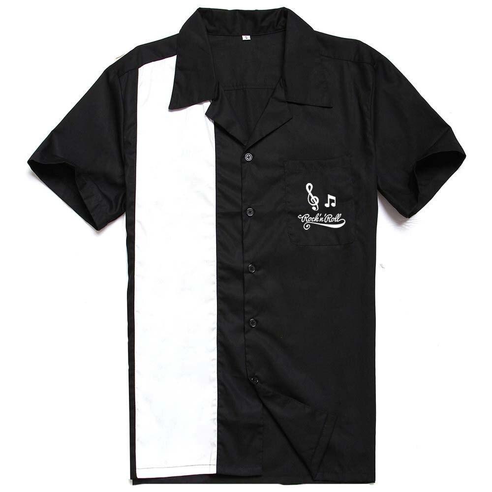 Chemise Vintage Rockabilly Bowling Rock - Louise Vintage