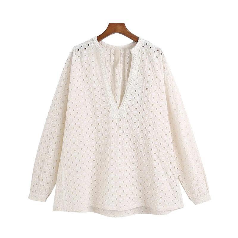 Chemisier Blanc Vintage - Louise Vintage