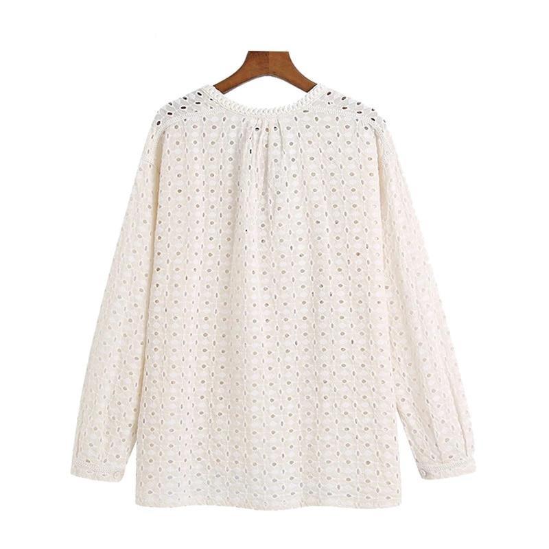 Chemisier Blanc Vintage - Louise Vintage