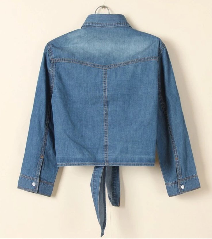 Chemisier Jeans Usé Vintage Grande Taille - Louise Vintage