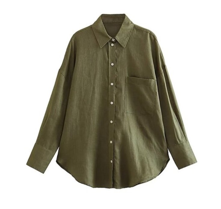 Chemisier Vintage Ample Vert - Louise Vintage