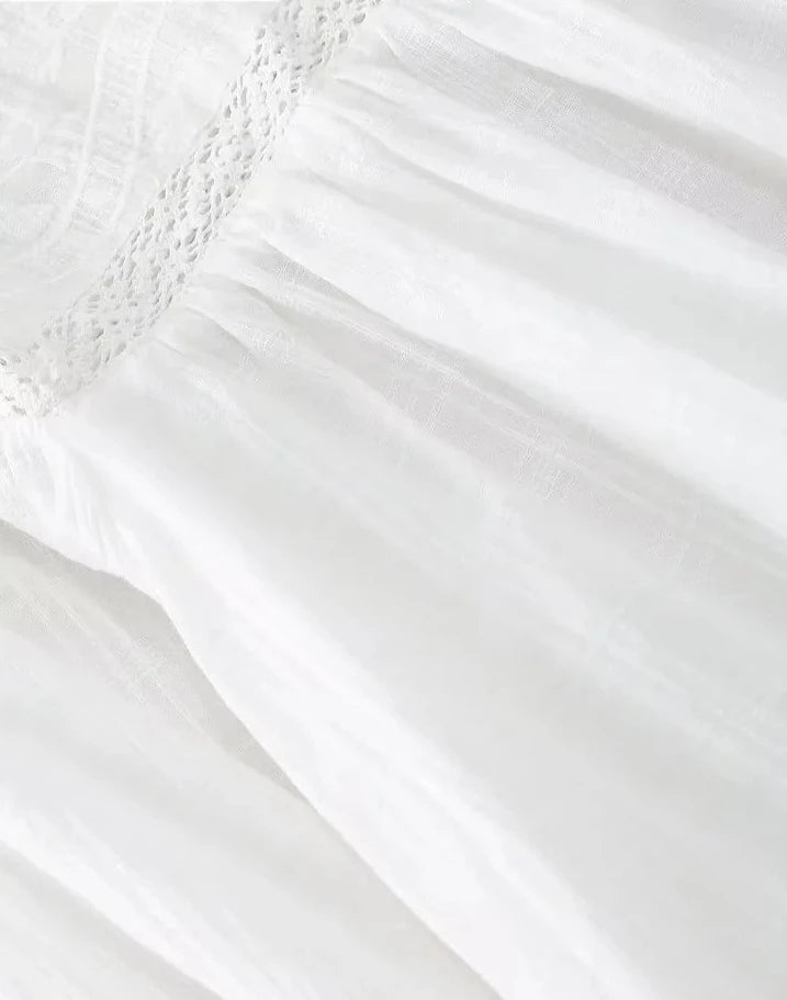 Chemisier Vintage Brodé - Louise Vintage