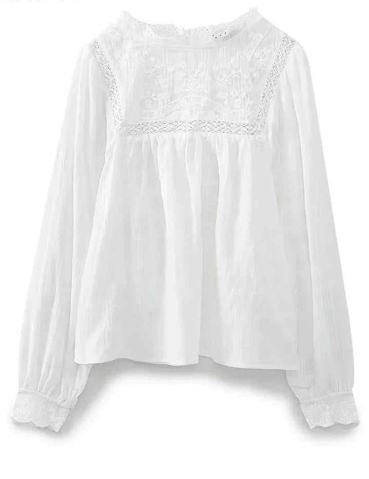 Chemisier Vintage Brodé - Louise Vintage