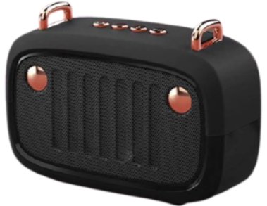 Enceinte Audio Vintage Noire - Louise Vintage