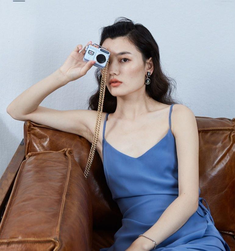 Enceinte Vintage<br> mini Radio K7 Bleu Ciel - Louise Vintage