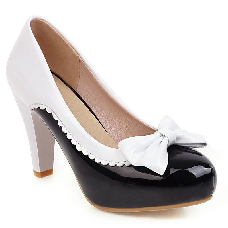 Escarpins Rétro Pin Up Noir - Louise Vintage