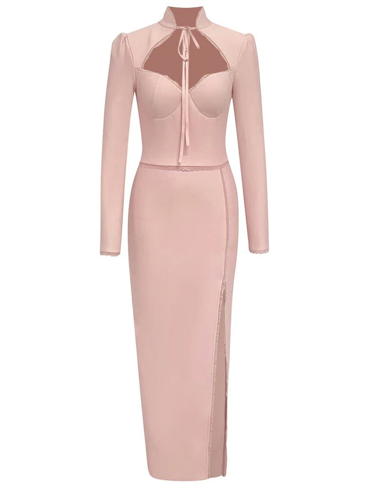 Femme Robe Année 40 Bordeaux - Louise Vintage