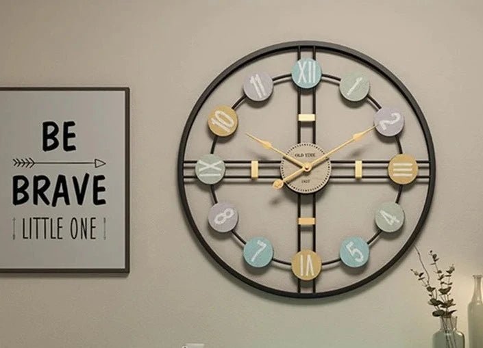 Grande Horloge Murale Vintage Américaine - Louise Vintage