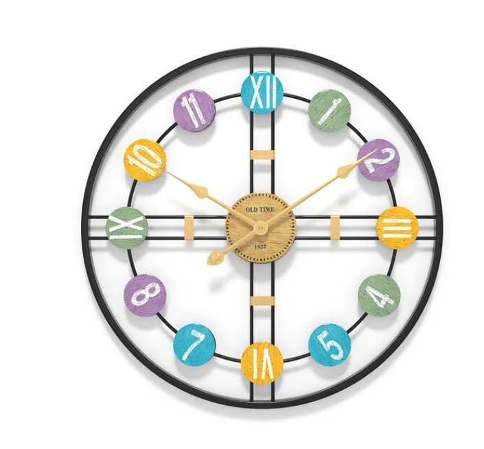 Grande Horloge Murale Vintage Américaine - Louise Vintage