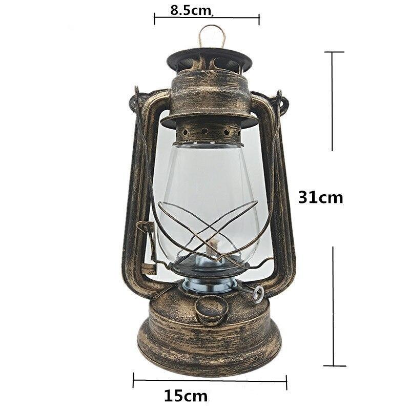 Grande Lampe à Huile Vintage Bronze - Louise Vintage