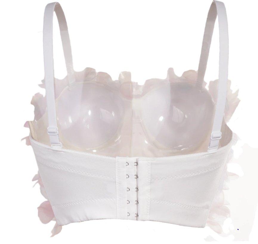 Haut Vintage Bustier Blanc - Louise Vintage