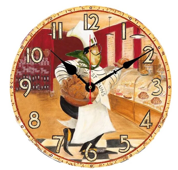 Horloge Murale Patisserie Vintage - Louise Vintage