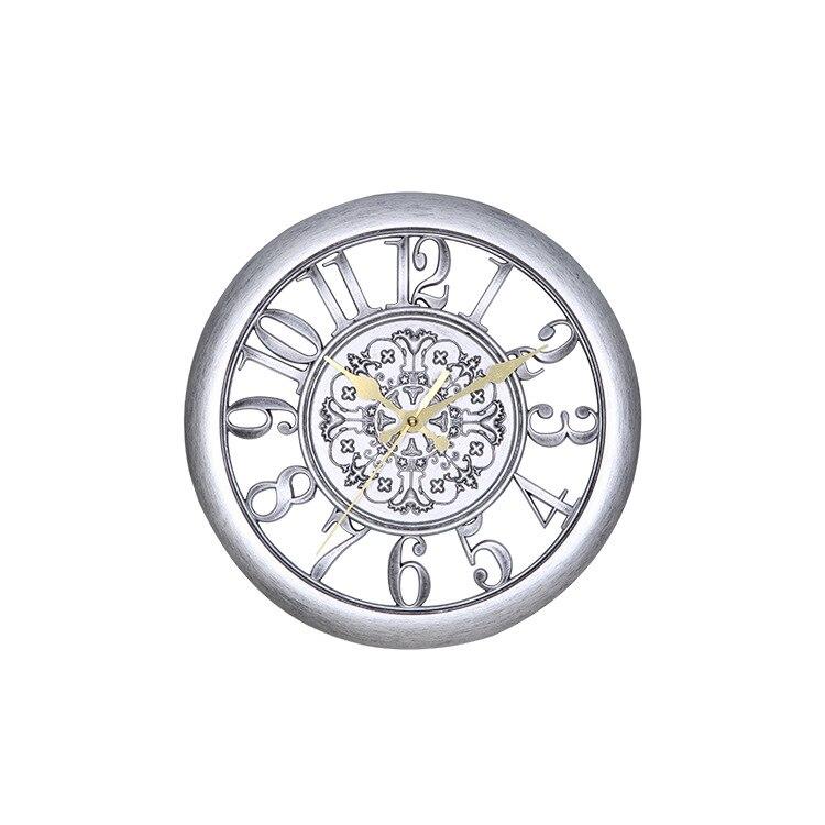 Horloge Murale Vintage Américaine Argent - Louise Vintage