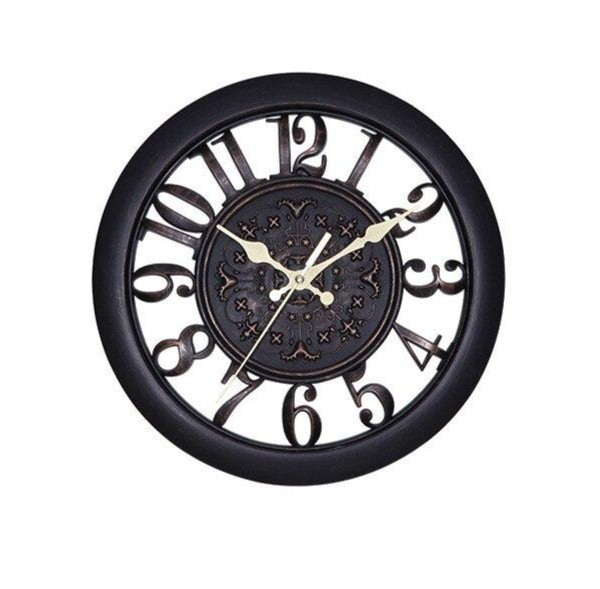 Horloge Murale Vintage Américaine Noir - Louise Vintage