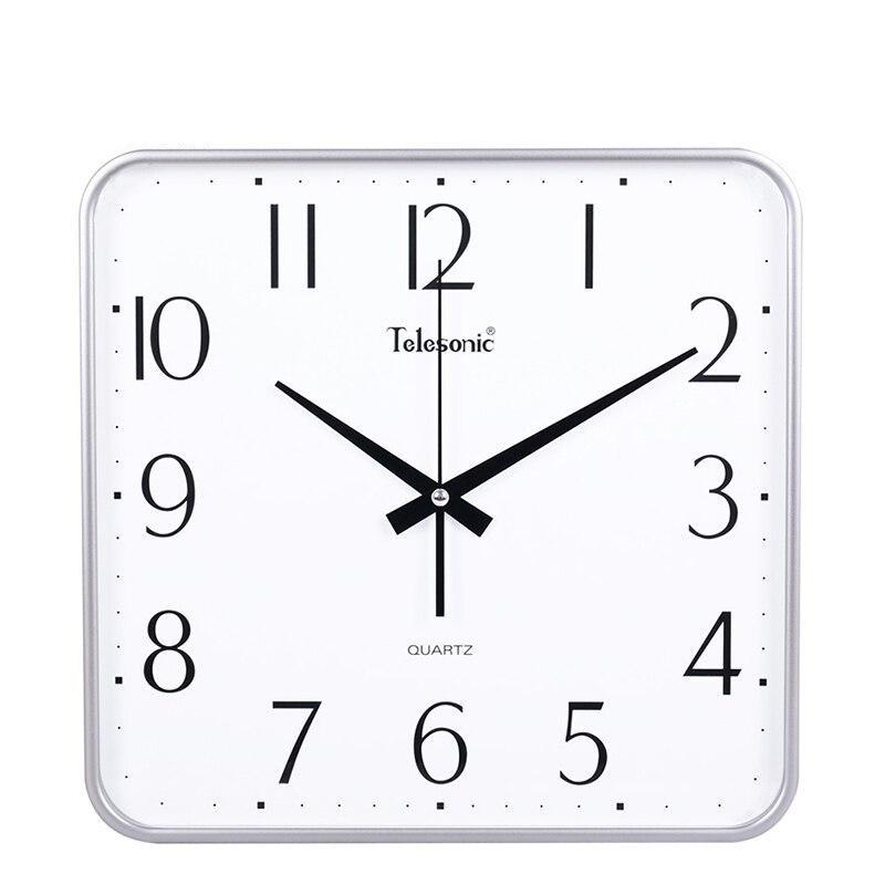 Horloge Murale Vintage Carrée Cadre Aluminium - Louise Vintage