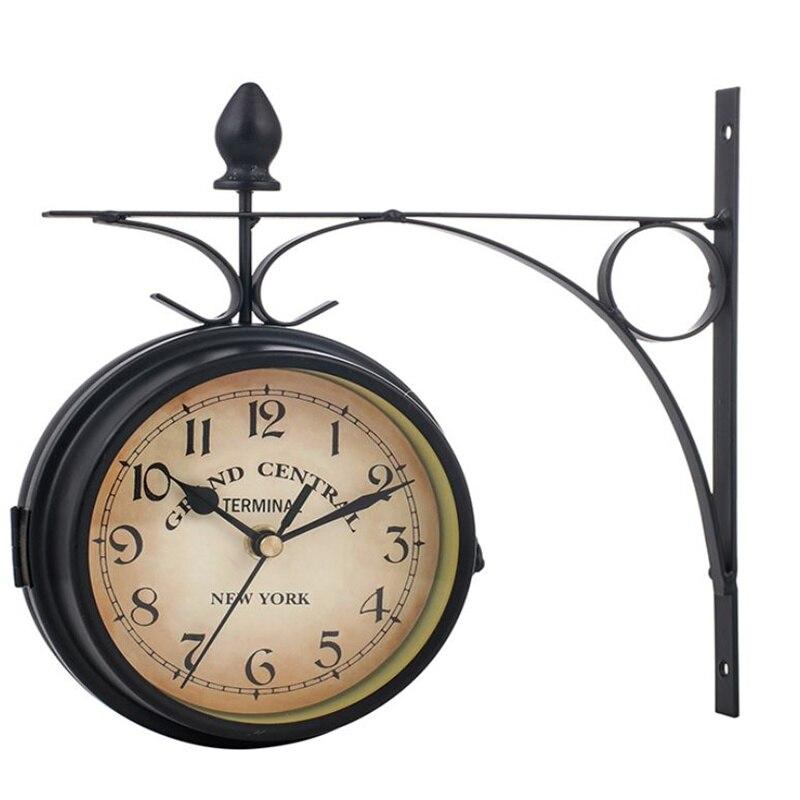 Horloge Murale Vintage New York Noire - Louise Vintage