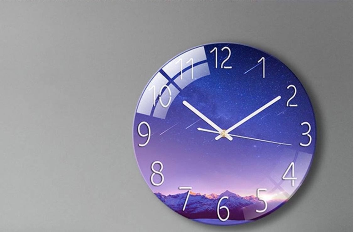Horloge Murale Vintage Violet - Louise Vintage