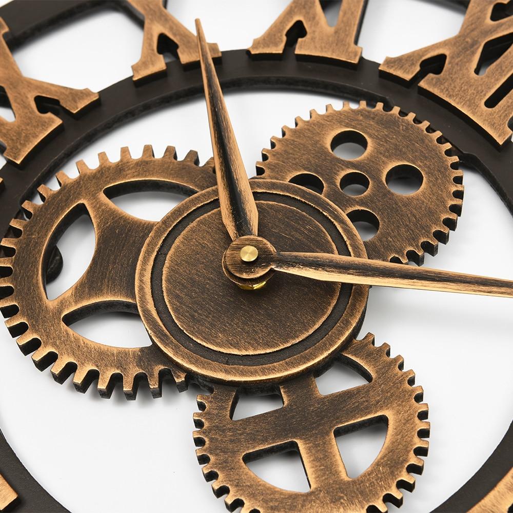 Horloge Murale<br> Industrielle Vintage Or - Louise Vintage